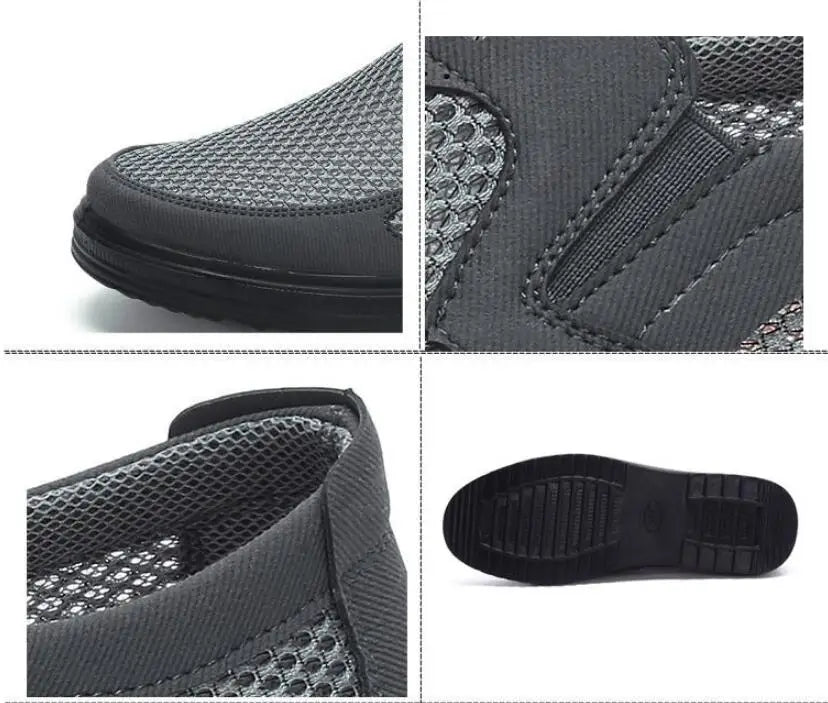 New Comfortable Men Casual Shoes Breathable Mesh Summer Men Shoes New Non-slip Lightweight Sneakers for Men Big Size 38-48