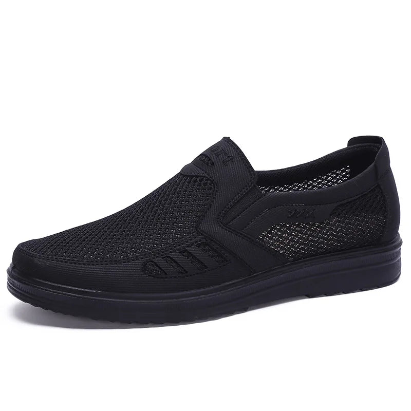 New Men'S Casual Shoes, Men Summer Style Mesh Flats for Men Loafer Creepers Casual High-End  Shoes Very Comfortable  Dad Shoes