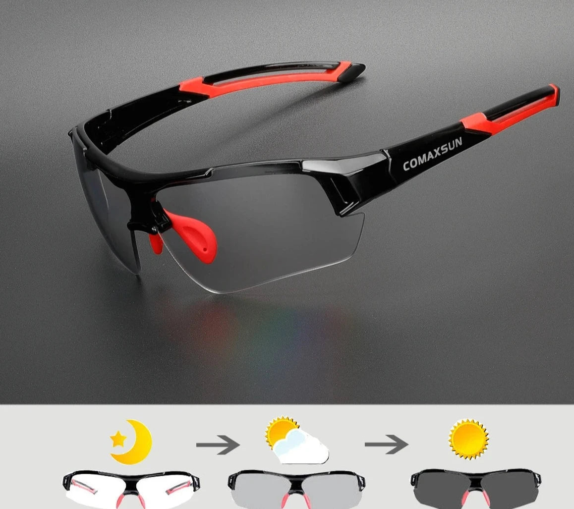 Professional Photochromic Polarized Cycling Glasses Bike Goggles MTB Sports Bicycle Sunglasses Myopia Frame UV 400