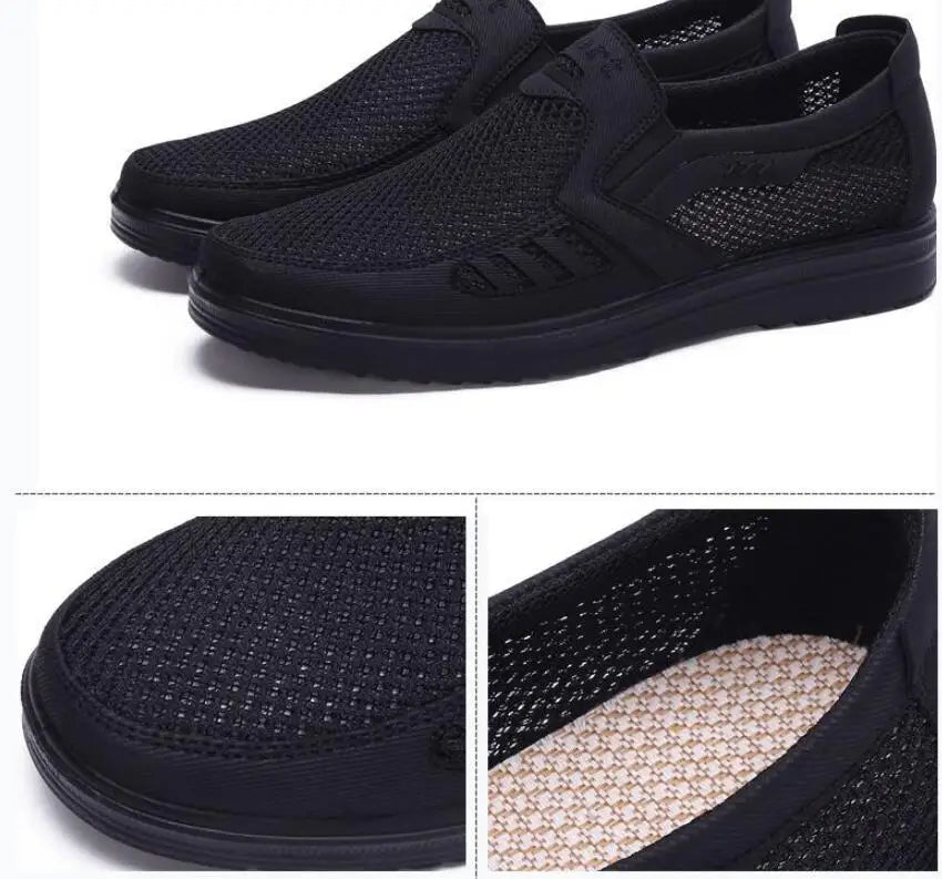 New Comfortable Men Casual Shoes Breathable Mesh Summer Men Shoes New Non-slip Lightweight Sneakers for Men Big Size 38-48