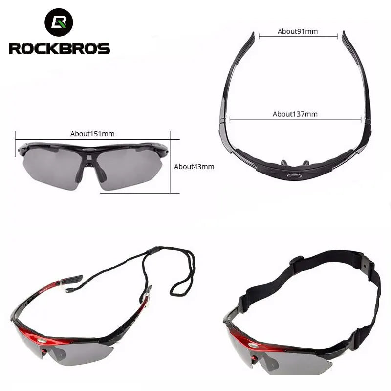 Polarized glasses Bike Photochromic Outdoor Sports Sunglasses