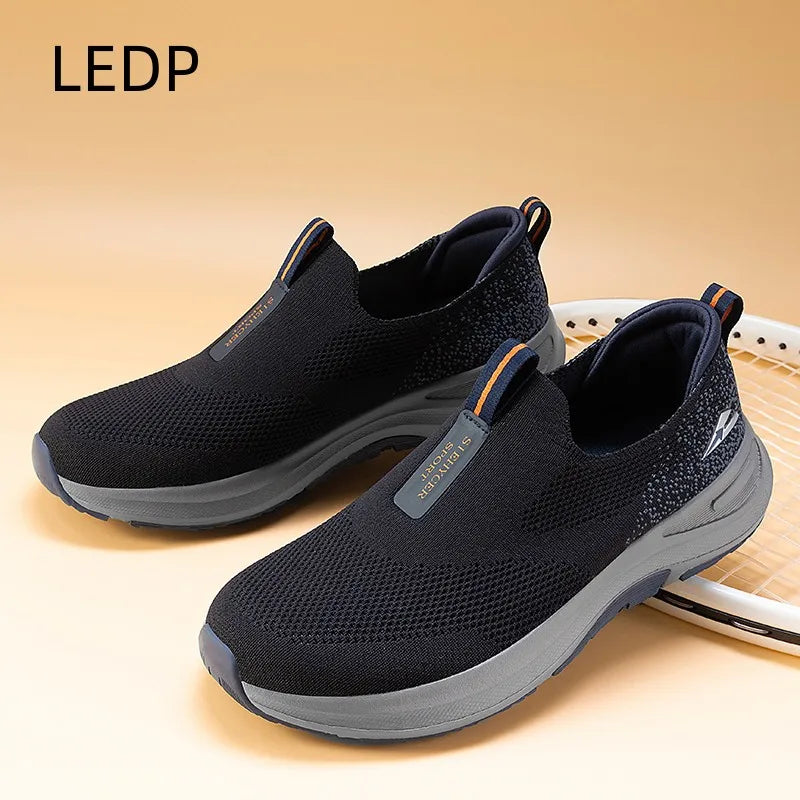 Men's Walking Shoes New In Casual Fashion Original Brand Men's Lightweight Fly Woven Slip  Shoes Best Sellers In 2023 Products