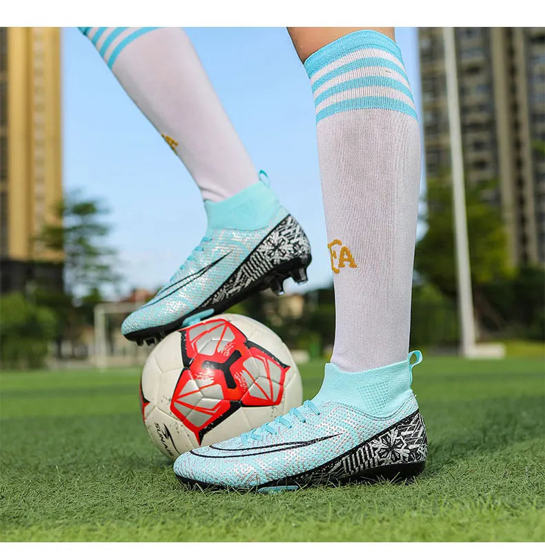 Professional Men Football Boots Training Soccer Cleats Kids Boys Footb all Shoes Unisex Sneaker Wholesale Outdoor Ultralight