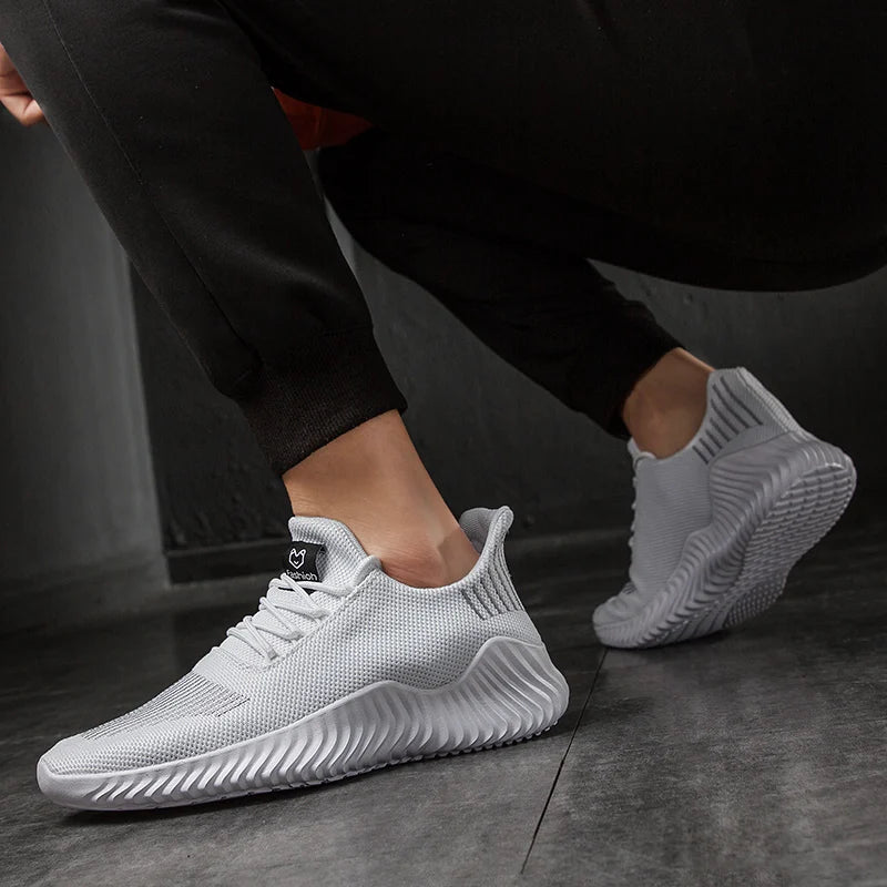 Shoes for Men Designer Men Shoes Breathable Mesh White Men's Tennis Trainers Male Casual Sneakers Zapatos Hombre Tenis Masculino