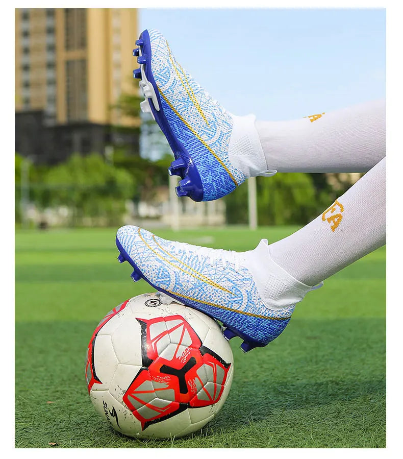 Professional Men Football Boots Training Soccer Cleats Kids Boys Footb all Shoes Unisex Sneaker Wholesale Outdoor Ultralight