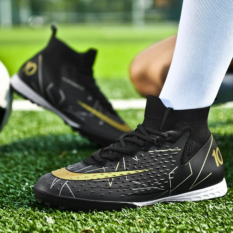 Men Football Boots Outdoor Wholesale Soccer Shoes Comfortable Superfly Indoor Futsal Breathable Training Shoes Drop Shipping