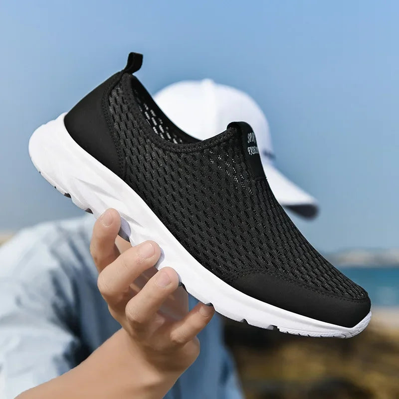 2024 New Running Shoes for Men Breathable Men's Sneakers Light Weight Fashion Summer Breathable Sneakers for Men Plus Size 39-46