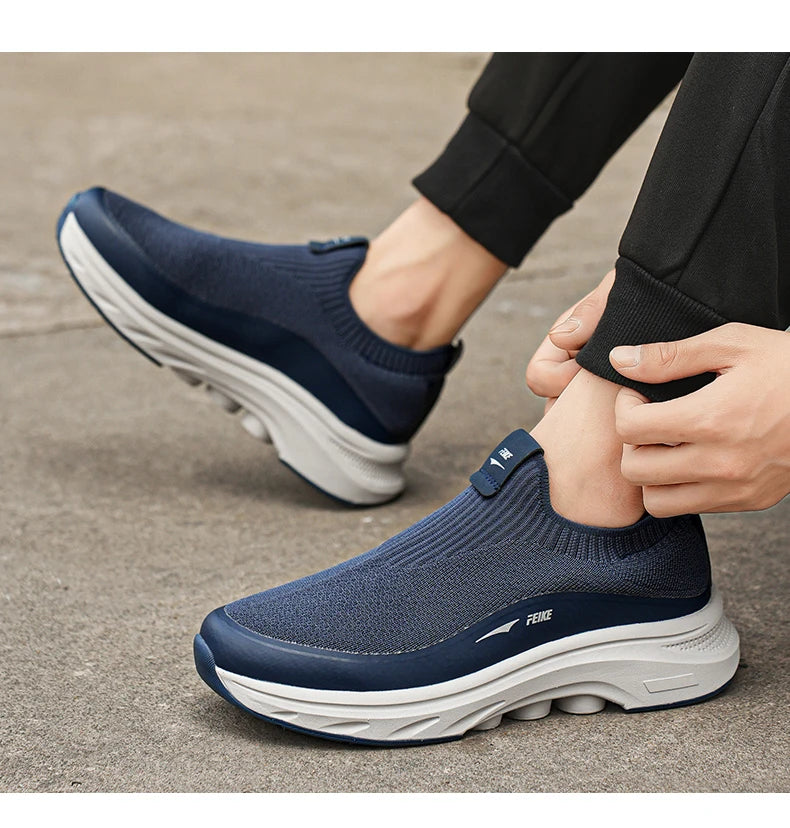 High quality soft soles comfortable middle-aged and elderly father sports walking shoes mother non-slip outdoor casual shoes