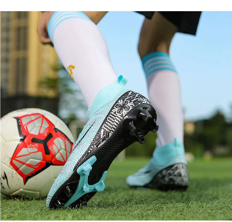 Professional Men Football Boots Training Soccer Cleats Kids Boys Footb all Shoes Unisex Sneaker Wholesale Outdoor Ultralight