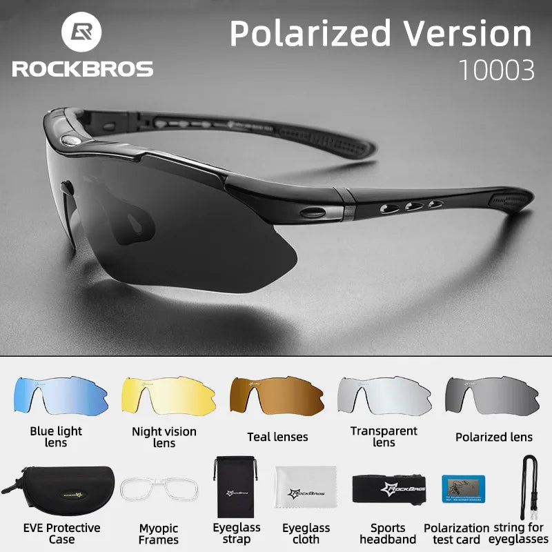 Polarized glasses Bike Photochromic Outdoor Sports Sunglasses