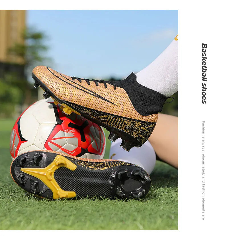 Professional Men Football Boots Training Soccer Cleats Kids Boys Footb all Shoes Unisex Sneaker Wholesale Outdoor Ultralight