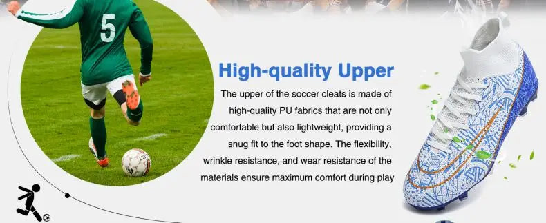 Professional Men Football Boots Training Soccer Cleats Kids Boys Footb all Shoes Unisex Sneaker Wholesale Outdoor Ultralight