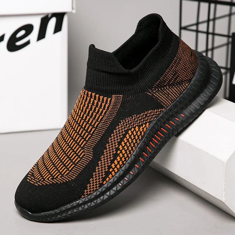 Breathable Men's Walking Shoes Outdoor Lightweight Male Loafer Soft Flexible Men Casual Shoes Fashion Footwear Sneakers 39-48