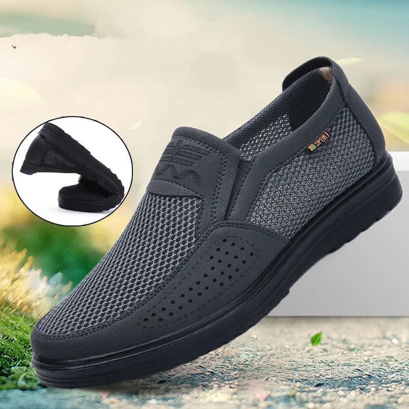 New Comfortable Men Casual Shoes Breathable Mesh Summer Men Shoes New Non-slip Lightweight Sneakers for Men Big Size 38-48