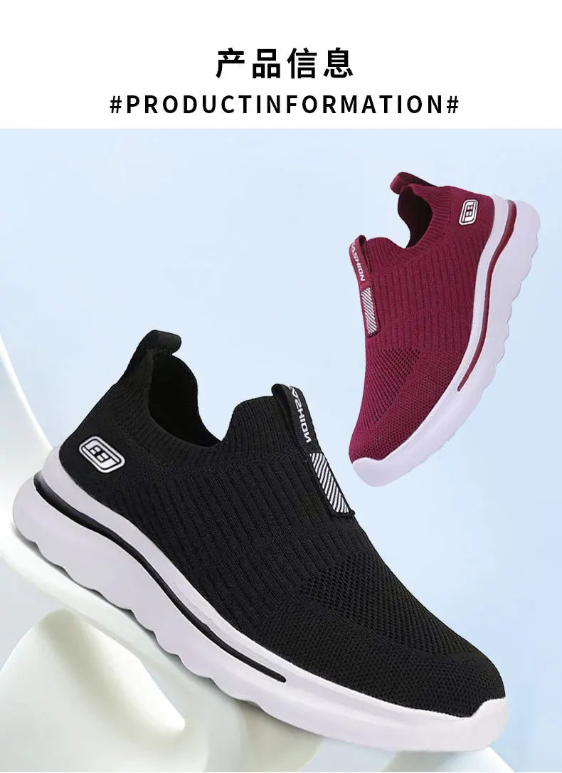 Men Sneakers slip-on men walking shoes light mesh men running shoes zapatillas hombre zapatillas de deporte chaussure homme sale